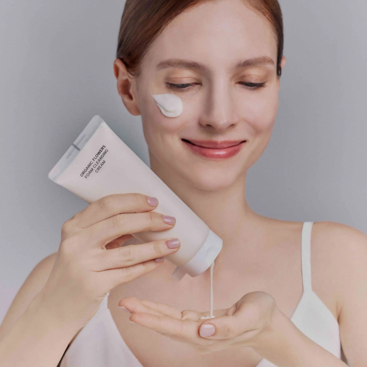 Organic Flowers Foam Cleansing Cream Reinigung WHAMISA Naturkosmetik 